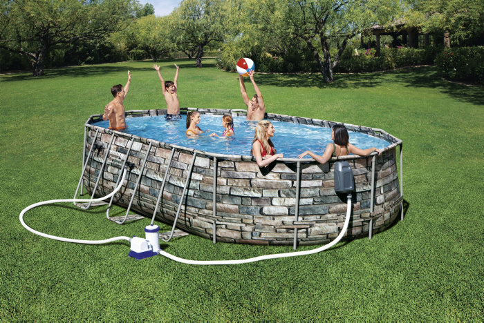 Bestway Power Steel™ pool oval 20.241 liter 